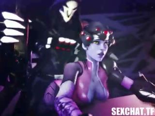 Overwatch sfm the ļoti labākais widowmaker pieaugušais saspraude