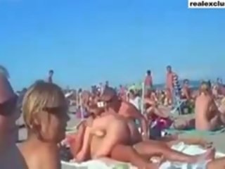 Julkinen alaston ranta poppari aikuinen klipsi sisään kesän 2015