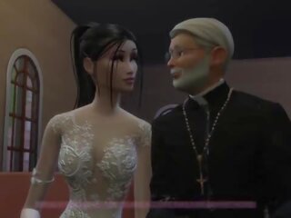 &lbrack;trailer&rsqb; gelin enjoying the last days before getting married&period; kirli video with the priest before the ceremony - küntije betrayal