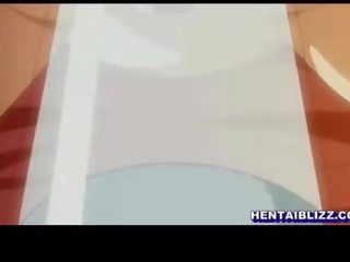 Hamil hentai mendapat pantat/ punggung suntikan dengan yang enema dan pancutan air mani