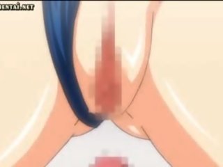 Anime ruiva fica anal dildo