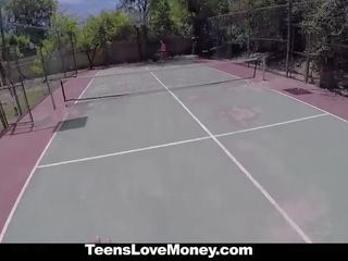 TeensLoveMoney - Tennis whore Fucks For Cash