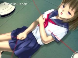 L'anime divinity en école uniforme masturbation chatte