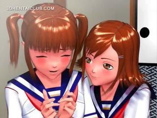 Pekné anime školáčka odreniny ju vysokoškoláčky poriadny kurvička