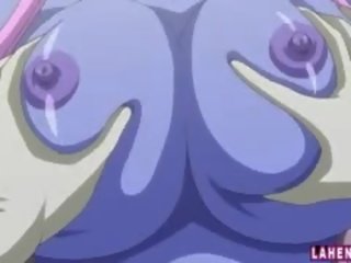Huge Titted Hentai cookie Gets Fingered And Fucked From Behind