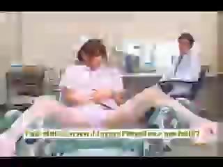 Akiho yoshizawa attraente asiatico infermiera gode canzonatura il professore