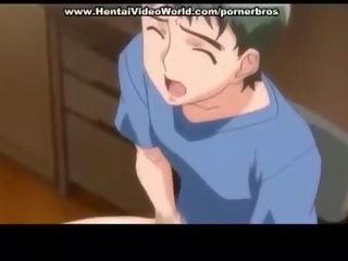 Anime paauglys dukra eina ahead malonumas šūdas į lova