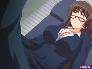 Malaki titted hentai opisina puta makakakuha ng fucked