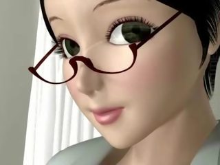 탐욕 한 3d 애니메이션 수녀 빨다 회원