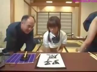 Lady in training sugih getting her burungpun stimulated wi