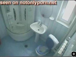 2787 - perky Brunette Teen Peeing On Hidden Toile