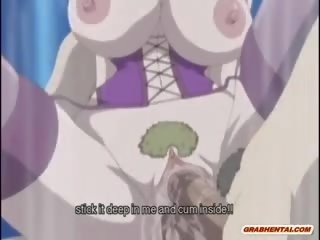 Hentai mẹ với to bình có ba người fucked lược