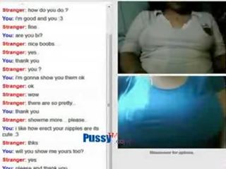 Omegle nadających z ogromny naturalny cycuszki