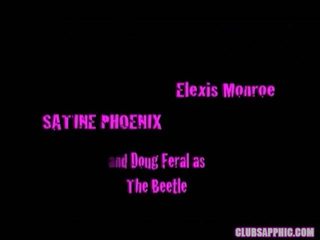 Elexis Monroe And Her Secret Lesbian lassie Satine Phoenix