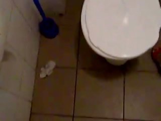 Amateur cd in toilet