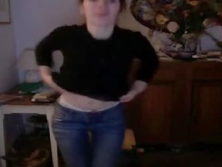 Grand teenager Flashing On Webcam