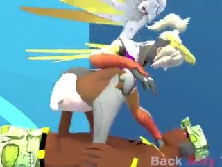 Mercy overporn grand cul chatte baise 3d dessin animé