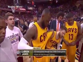 Lebron james przypadkowo filmiki johnson na telewizja