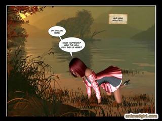 Mermaid mawar 3d komik futanari