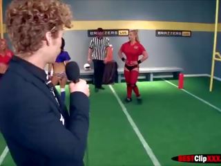 Vier elite porno sterren in de brazzers halftime mov ii