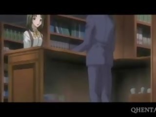 Hentai daughter Sucks Professors putz In Library