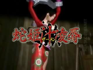 Gedreht auf 3d anime seductress wird genagelt