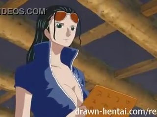 Um peça hentai vídeo porcas vídeo com nico robin