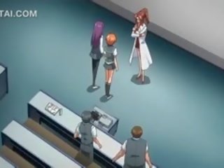 Anime School dirty video With grand Teacher Getting Pussy Fucked