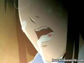 Cum explosion for charming animated stunner