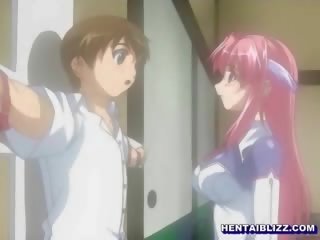 Gūsteknis hentai youngster izpaužas iesūc viņa biedrs līdz nejaukas hentai coed pusaudzis