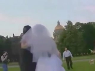 Jeune mariée baise par everone