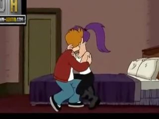 Futurama 섹스 비디오 튀김 과 leela 데 섹스