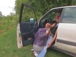 21yo Russian darling Fucked On The Car