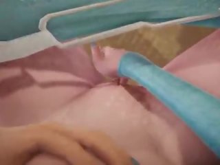 Futa Frozen - Elsa gets creampied by Anna - 3D x rated video