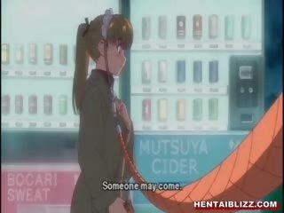 Fiatal hentai takarítónő -ban egy póráz jelentkeznek kényszerű hogy szívás kemény nyél