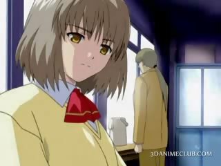 Swell vid with hentai juvenile meeting a sweet cute teenager