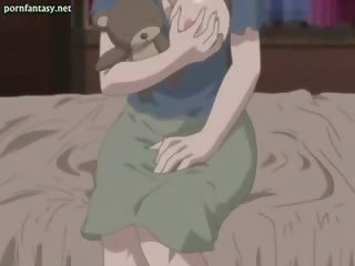 Aroused anime pagkuha puke natagos